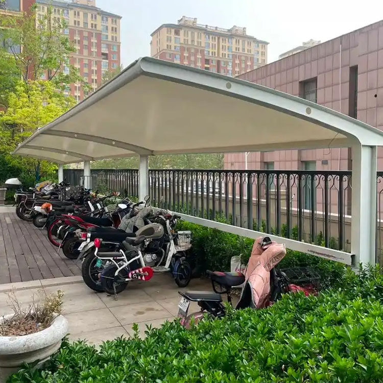 长葛市膜结构电动车棚